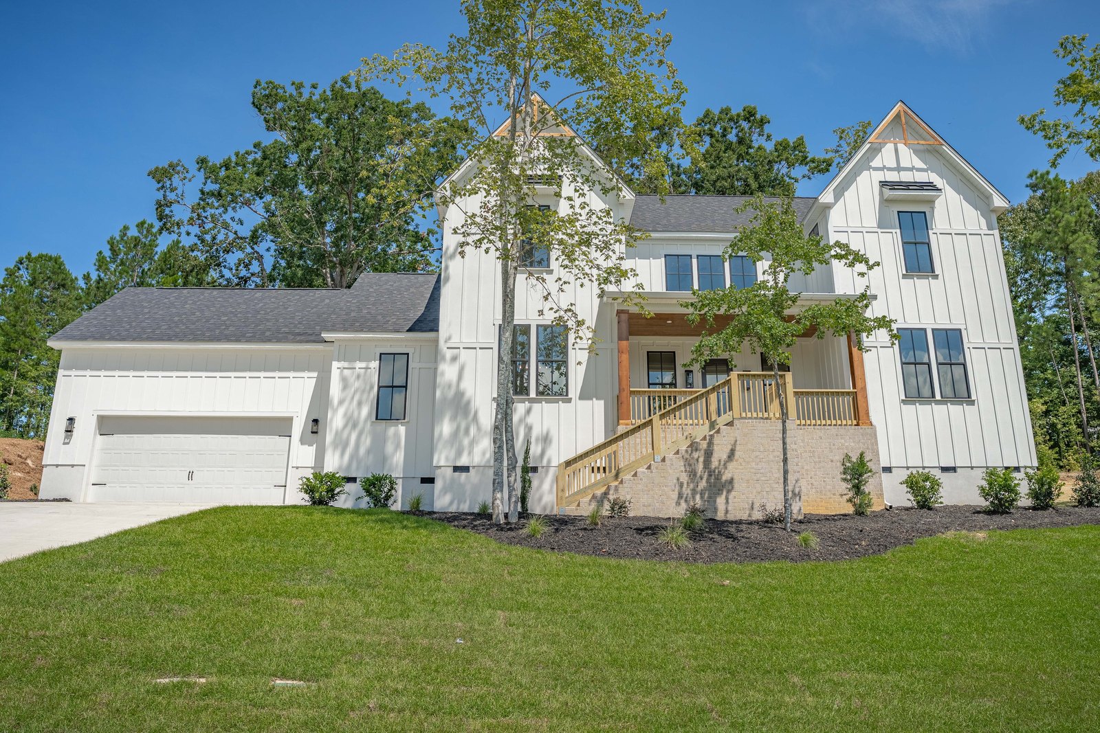 Midway Forest, the front of the house on Fletcher